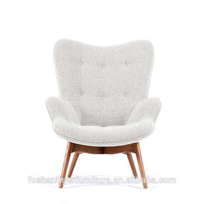 modern classics design living room furniture sheep skin chair